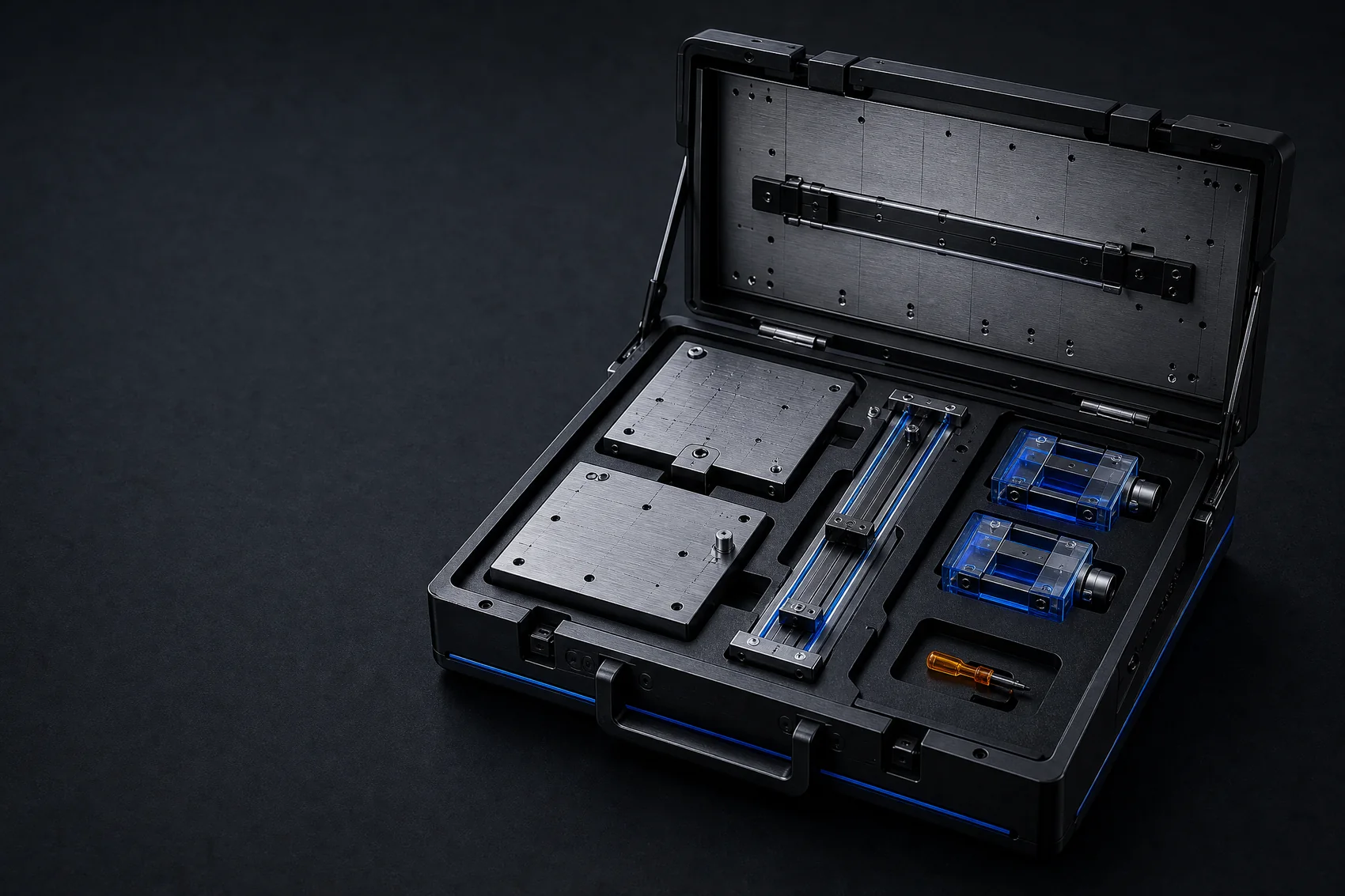 Precision analytical handoff case